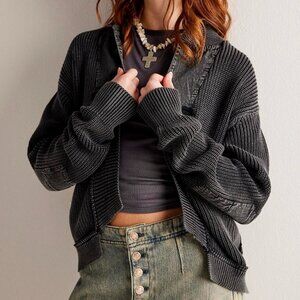 We the Free Worn Thru Surplus Cardi Size Large